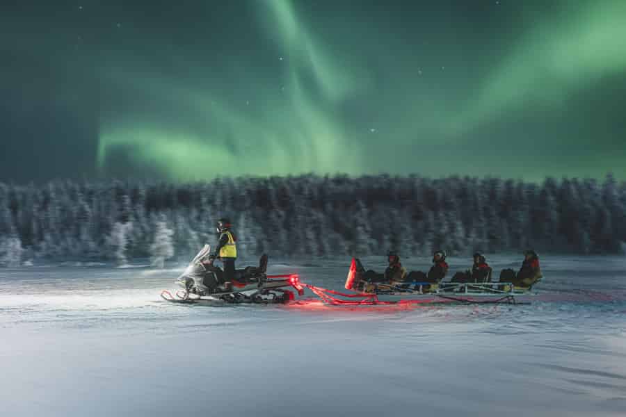 Rovaniemi: Nordlicht-Schlittenfahrt. Foto: GetYourGuide