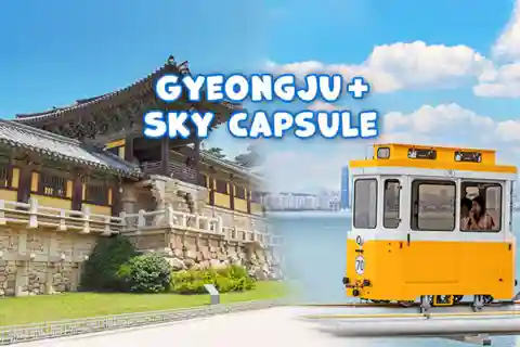 From Busan: Gyeongju Historical Day Tour with Sky Capsule