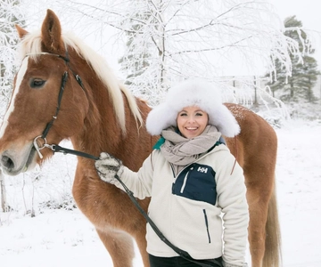 Rovaniemi: Ridtur med finnhästar på SCV