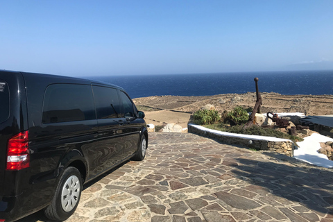 Transfert privé à Mykonos : Depuis votre villa à Principote