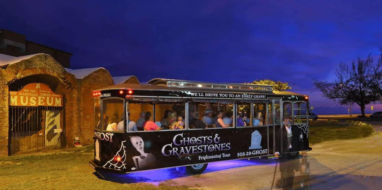 Key West: Ghosts & Gravestones Guided Trolley Tour