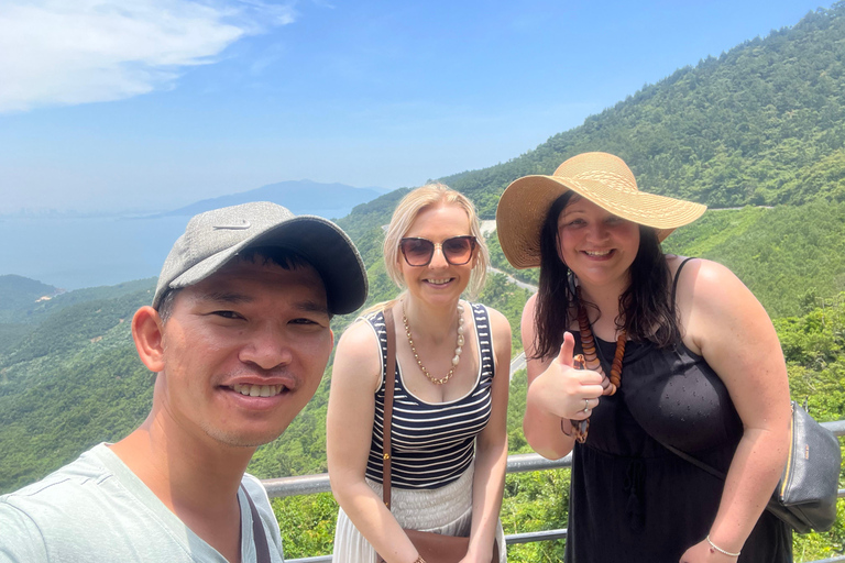 Hoi An private car to Hue via Hai Van Pass and sighseeingsStop at Golden bridge+ Hai Van Pass+ Lap An lagoon