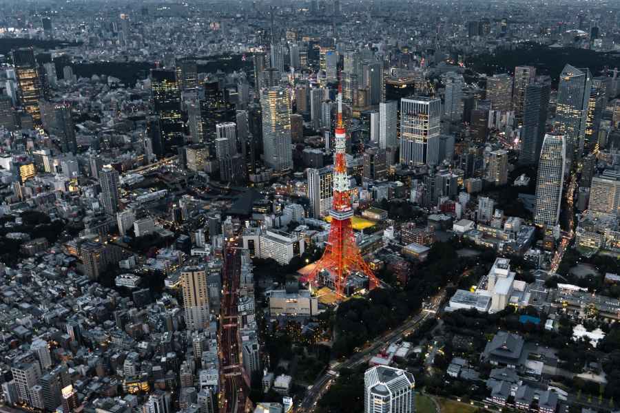 Tokio: Hubschrauber-Rundflug. Foto: GetYourGuide