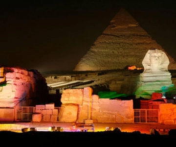 Sound And Light Show At Giza Pyramids
