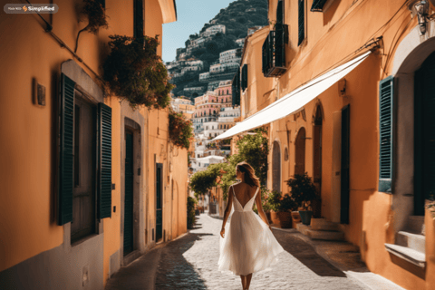 De Nápoles ou Salerno: Costa Amalfitana como um local (8h de viagem)a partir de Salerno