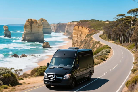 Melbourne Great Ocean Road Benz Small-Group & Coach Tour Mercedes Benz Luxury Mini Bus small group hotel pick up