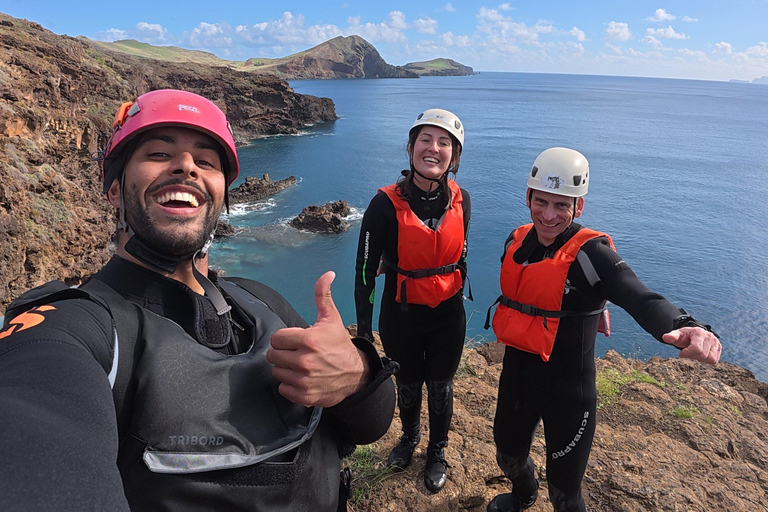 Madeira: Coasteering-äventyr med snorkling, med upphämtning