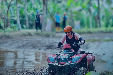 Ubud: Gorilla Face ATV Quad Bike Adventure with LunchTour with Tandem Quad Bike and Hotel Transfer