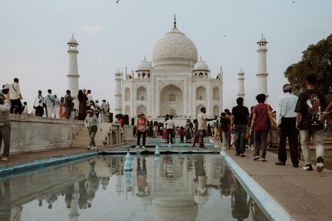 From Delhi: Taj Mahal, Agra Fort & Baby Taj Private Day Trip Only Tour Guide (No Car, Driver, Tickets, or Meals)