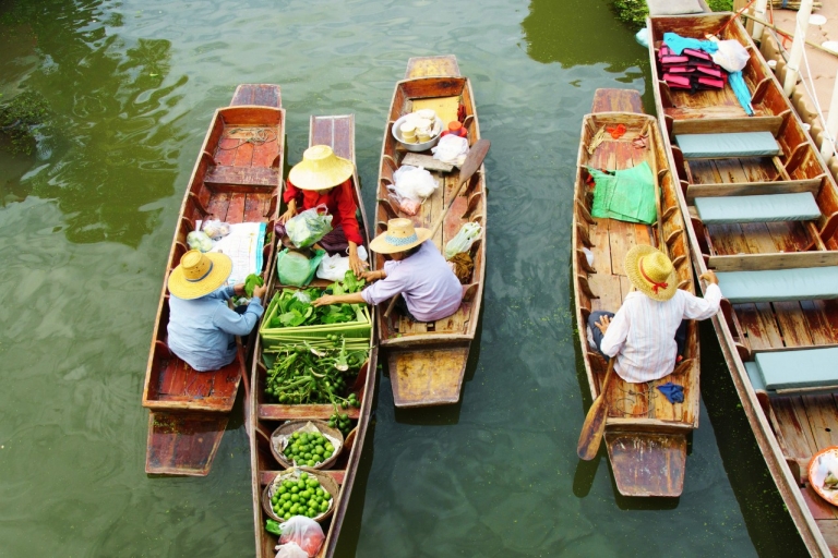 Das Beste von Bangkok: Highlights der Stadt mit Floating & Train MarketBangkoks Beste: Entdecke die Highlights und schwimmenden Märkte Tour