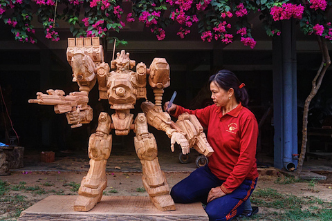 Hoi An: Corso di scultura del legno di 3 ore con un artista locale