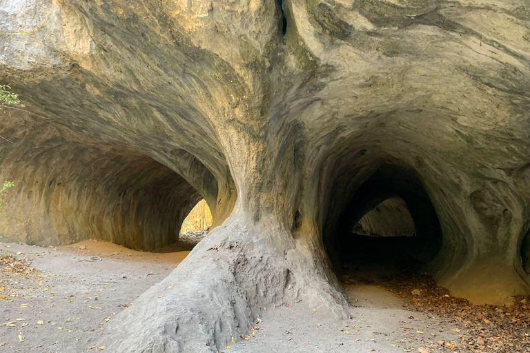 Brașov: Guided Gorge Hike, Caves, and Via Ferrata Adventure Brașov: Guided Hike and Caves
