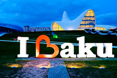 Baku: Ancient Carvings, Caspian Shores, and Beach Day Tour