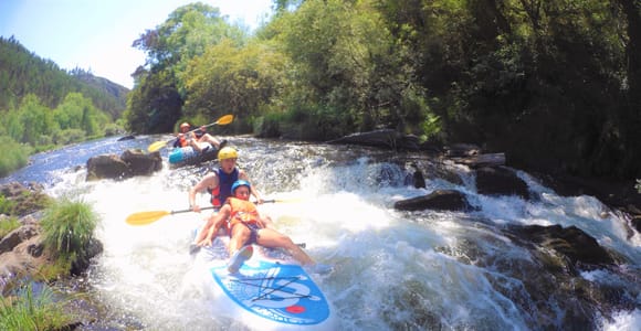 Vanuit Porto: Paddle-Rafting op de Paiva-rivier, Geopark Arouca