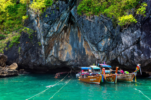 Ko Lanta: Smaragdgrotta och 4 öar Tour med Longtail Boat