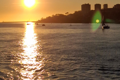 Porto,cruise with magical sunset ocean,open sail drink&snack Shared Magical Sunset Ocean