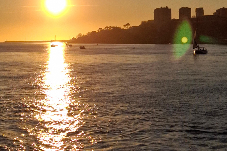 Porto,cruise with magical sunset ocean,open sail drink&snack Shared Magical Sunset Ocean
