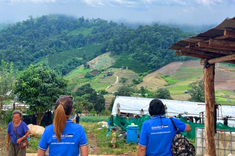 Chiang Dao-grottan och 5 byar med bergsstammar