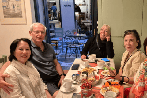 Upptäck Mykonos till fots med matupplevelseUpptäck Mykonos mat till fots