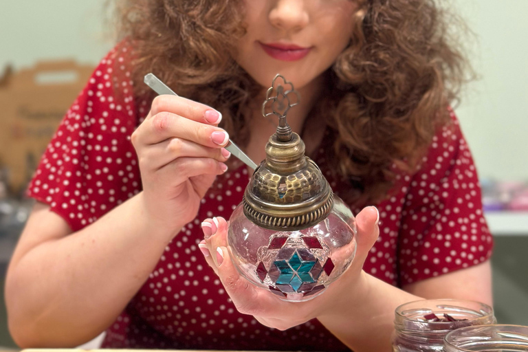 Antalya Old Town: Traditional Turkish Mosaic Lamp Workshop