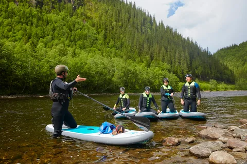 Peddel naar de hel: begeleide SUP-tocht door de Two Canyons