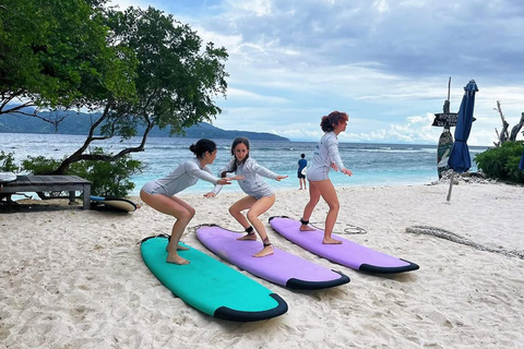 Gili Trawangan: Private Beginner & Intermediate Surf Lessons Surfboard Rental Only - Without Instructor