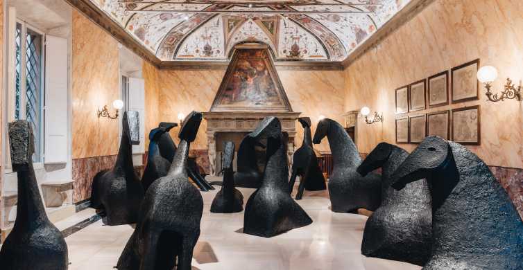Komentovaná prohlídka výstavy "Mimmo Paladino v papežské kanceláři".