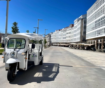 Oppdag Coruña: 60-minutters privat tuk-tuk-tur