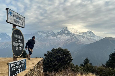 De Pokhara: Caminhada guiada de 5 dias por Poon Hill, Mulde Hill e Dobato