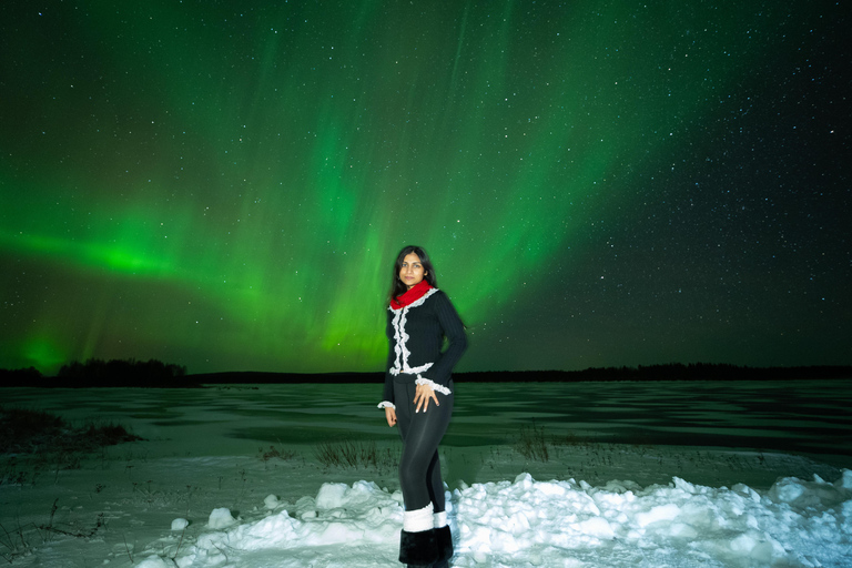 Rovaniemi : Circuit de chasse aux aurores garanti avec photos