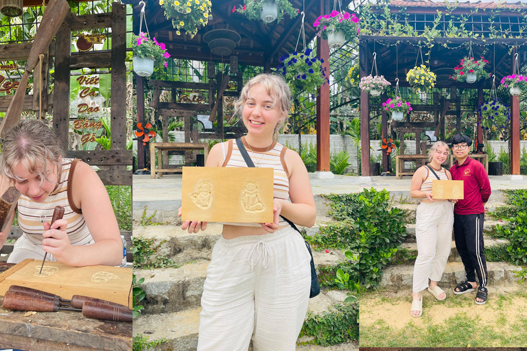 Hoi An : 3 heures de cours de sculpture sur bois avec un artiste local