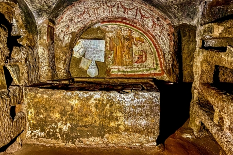 Rome : visite semi-privée des catacombes romainesVisite privée en allemand
