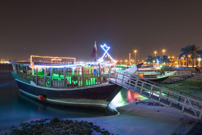 Dhow Sailing + Souq Waqif Cultural Experience with Pickup