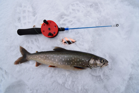 Abisko : Pêche sur glace