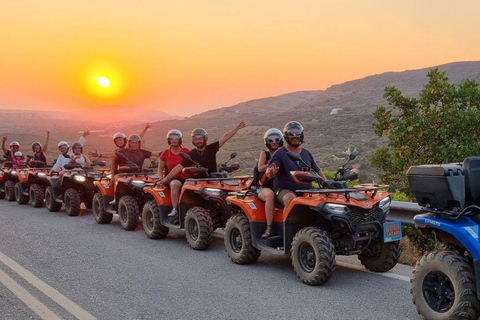 From Rethymno Panormo Bali: Quad Safari 57km Tour, 4 HoursSingle Driver Quad