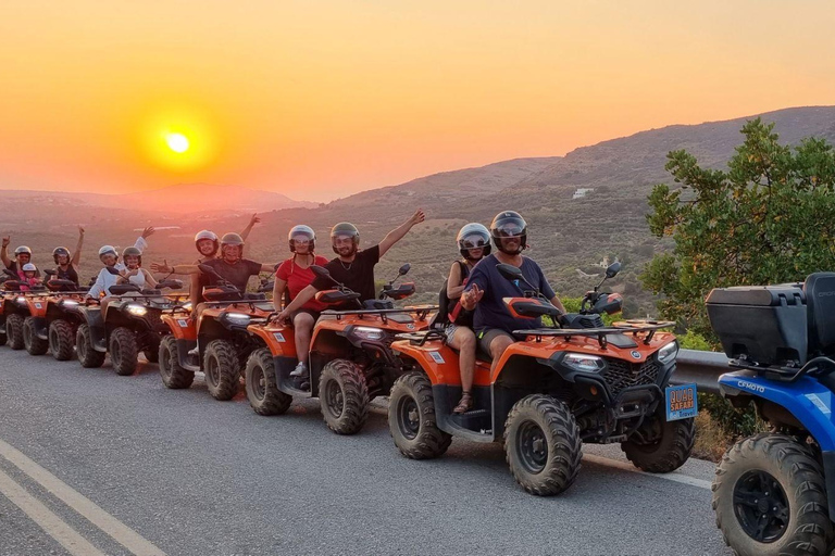 From Rethymno Panormo Bali: Quad Safari 57km Tour, 4 HoursA quad ATV for 2