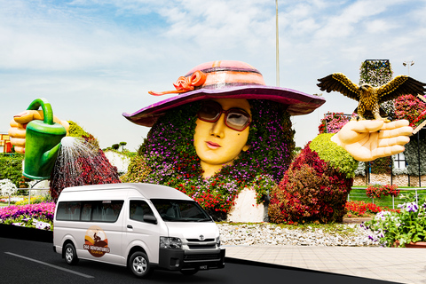 Dubai: Inträdesbiljett till Miracle Garden med transfer till hotelletDubai: Inträdesbiljett till Miracle Garden &amp; privat transfer till hotellet