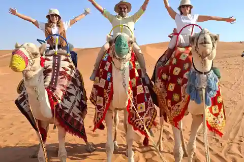 Sanddünen in der Wüste (Kamelritt und Quadfahren): Riyadh