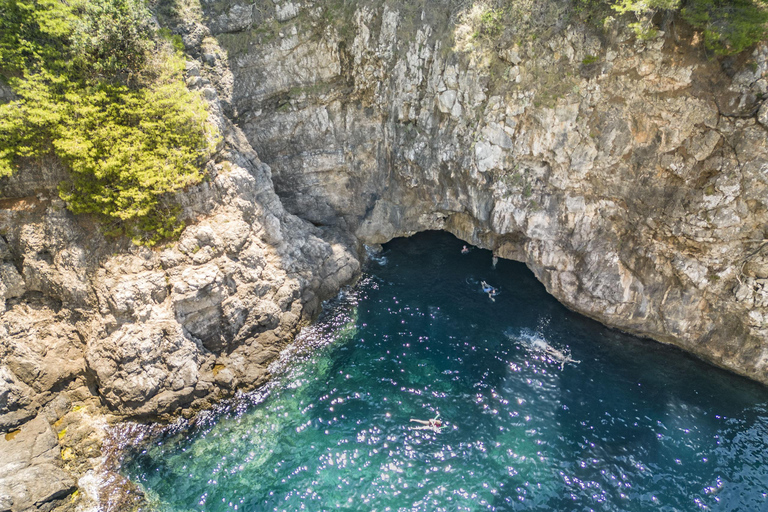 Dubrovnik/Cavtat: Blue Cave & Elaphiti with Food/Drinks From Dubrovnik Old Town