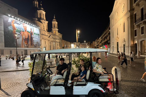 罗马：3小时私人高尔夫球车之旅（含美食品尝）罗马：午夜高尔夫球车3小时私人游（仅限5人）