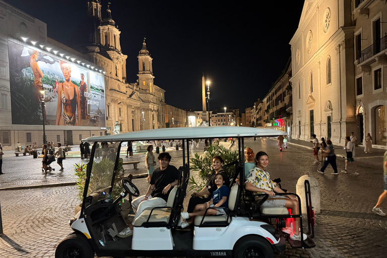 罗马：3小时私人高尔夫球车之旅（含美食品尝）罗马：午夜高尔夫球车3小时私人游（仅限5人）