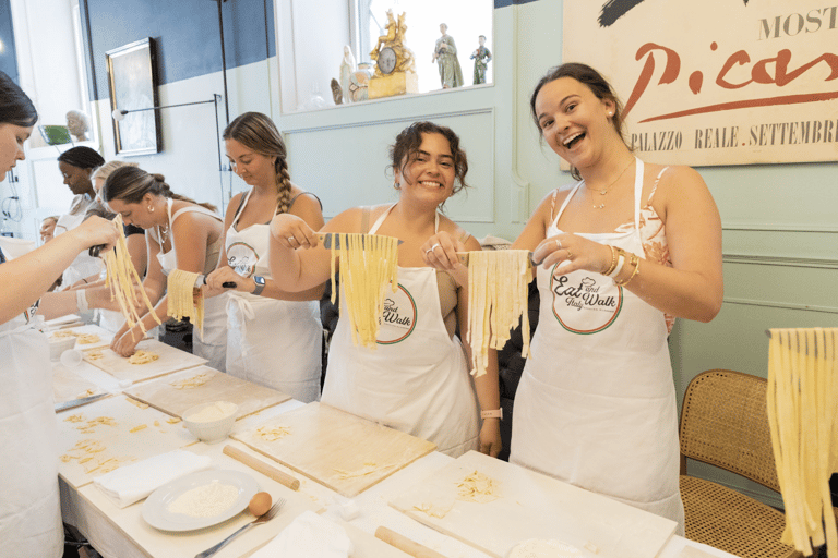 Roma: fabricación de fettuccine desde cero