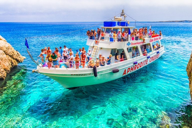Protaras: malownicza wycieczka łodzią do Cape Greco i Błękitnej Laguny
