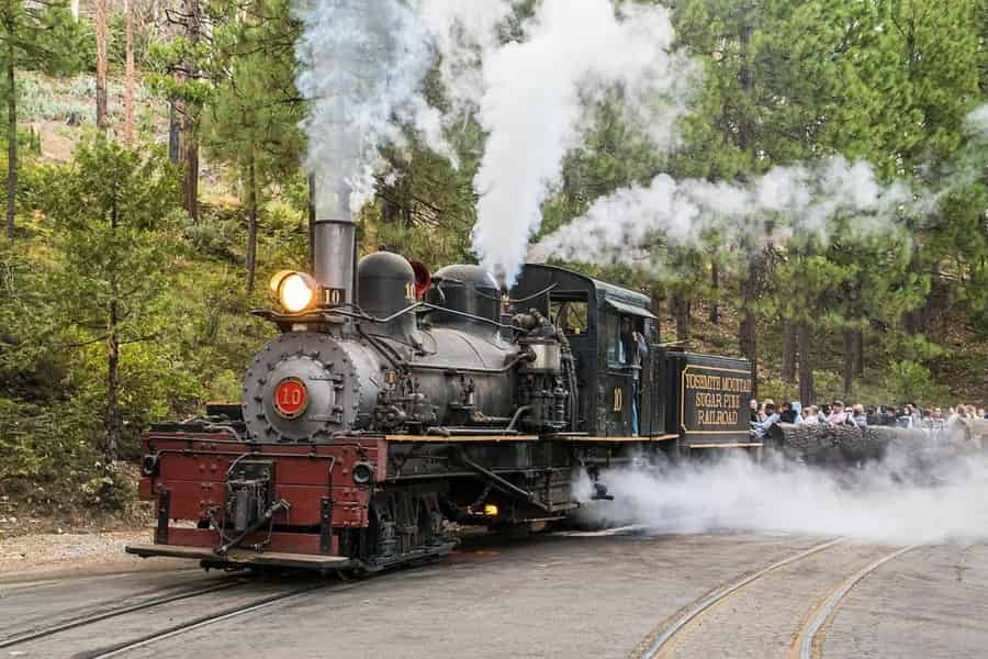 Yosemite: Fahrt mit dem Scenic Logger Dampfzug mit Erzählung. Foto: GetYourGuide