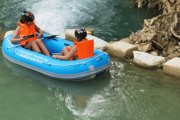 Luang Prabang: Wodospad Kuang Si zwiedzanie, pływanie, rafting