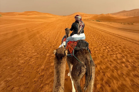 From Marrakech: 3-Day Merzouga Tour with Camel Trek & Luxury Camp Shared Standard Sahara Tour – Popular Choice