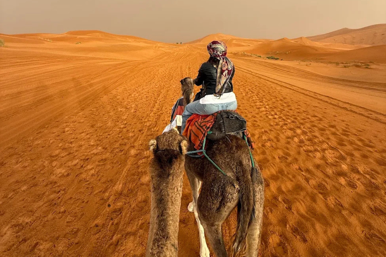 From Marrakech: 3-Day Merzouga Tour with Camel Trek & Luxury Camp Shared Standard Sahara Tour – Popular Choice