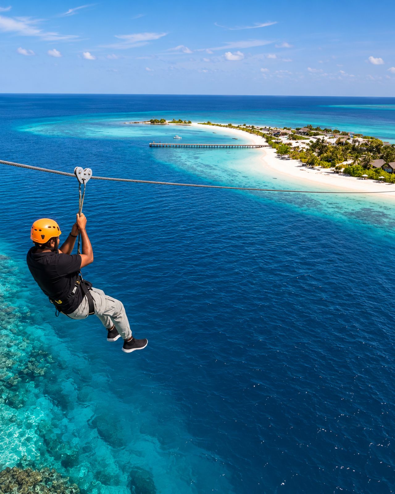 Zipline von Insel zu Insel & Abenteuerinsel-Experience
