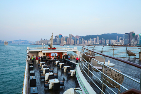 Hong Kong: Oriental Pearl Habour Cruise Luxury Sightseeing 60 Mins Twilight Cruise (Window Seat)