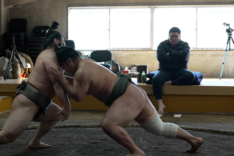 Osaka: Authentic Sumo Morning Practice & Chanko Lunch Authentic Sumo Morning Practice Viewing 【Only viewing】